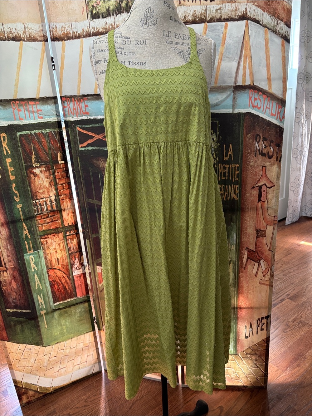 Gudrun Sjoden Dress, Green, Size Medium